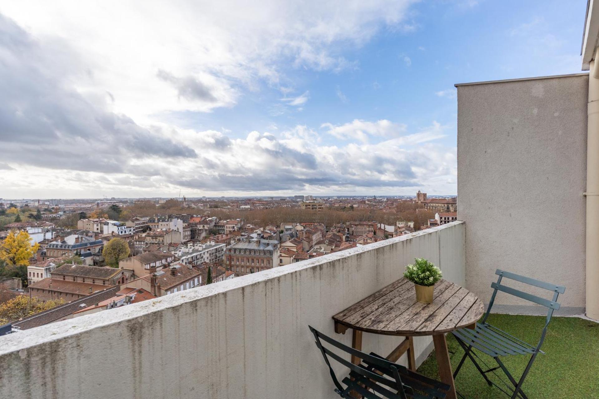 Le Panoramique - Clim, Balcon, Superbe Vue, Wifi Apartment Toulouse Ngoại thất bức ảnh